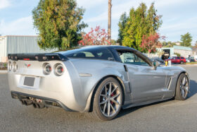 EOS 2005-2013 Chevrolet Corvette C6 C6.5 Style Carbon Flash Metallic Rear Trunk Lid Spoiler With Smoke Tinted WickerBill - Image 3