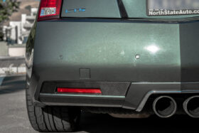 EOS 2009-2015 Cadillac Gen.2 CTS-V Coupe Carbon Fiber Rear Bumper Insert Covers - Image 3