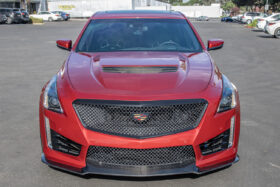 EOS 2016-2019 Cadillac Gen.3 CTS-V Carbon Fiber Front Lip Splitter With Side Wheel Archs - Image 4