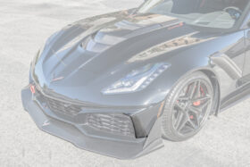 EOS 2019 Chevrolet Corvette C7 ZR1 Carbon Fiber Front Bumper Vent Brows Insert - Image 3