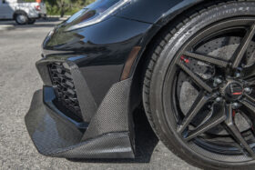 EOS 2019 Chevrolet Corvette C7 ZR1 Carbon Fiber Front Splitter Side Winglet Extension Pair - Image 2