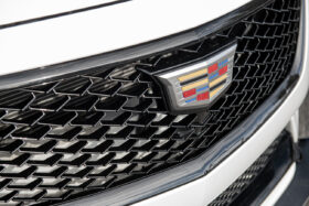 EOS 2020-2024 Cadillac CT5 Models | CT5-V Glossy Black Blackwing Style Front Bumper Grille Cover - Image 2