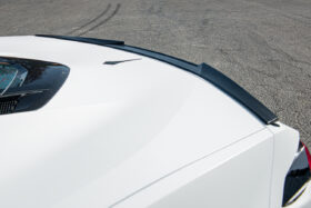 EOS 2020-2024 Chevrolet Corvette C8 Air Design Low Profile Style Rear Trunk Lid Wing Spoiler Matte Black - Image 2