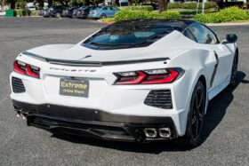 EOS 2020-2024 Chevrolet Corvette C8 Air Design Low Profile Style Rear Trunk Lid Wing Spoiler Matte Black - Image 4