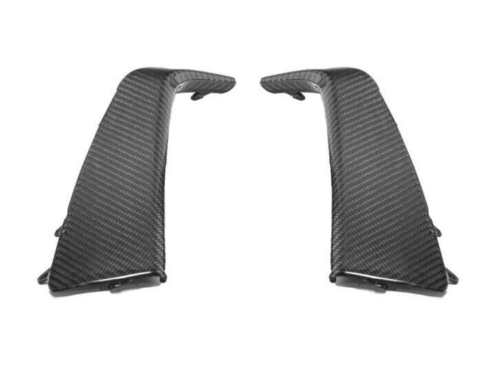 EOS 2019 Chevrolet Corvette C7 ZR1 Carbon Fiber Front Bumper Vent Brows Insert