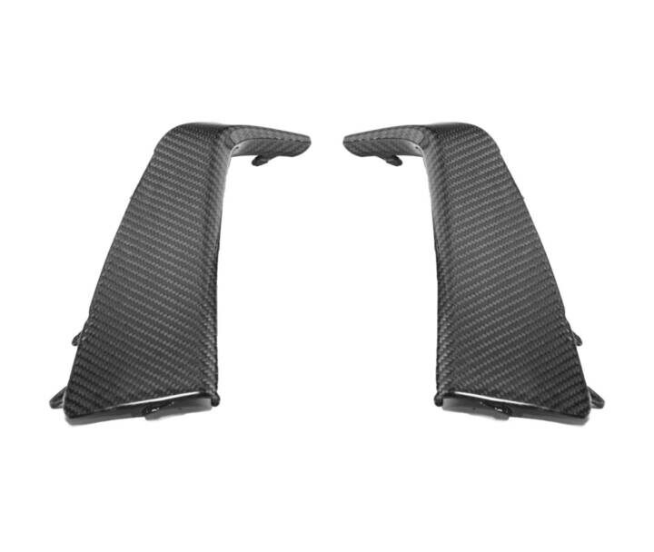 EOS 2019 Chevrolet Corvette C7 ZR1 Carbon Fiber Front Bumper Vent Brows Insert