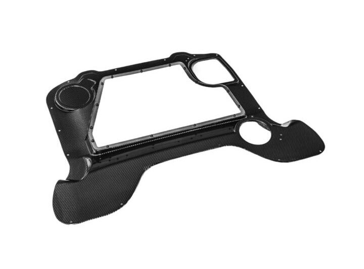 EOS 2020-2024 Chevrolet Corvette C8 Convertible Carbon Fiber Clear Window Engine Bay Panel Cover