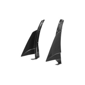 EOS 2019 Chevrolet Corvette C7 ZR1 Carbon Fiber Front Splitter Side Winglet Extension Pair