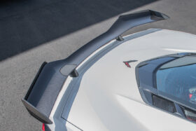 EOS 2023-2024 Chevrolet Corvette C8 Z06 Carbon Fiber High Wing Spoiler Rear Add-On Wickerbill Spoiler - Image 1
