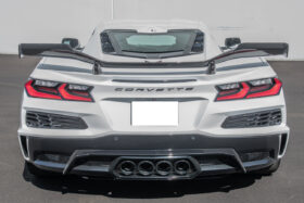 EOS 2023-2024 Chevrolet Corvette C8 Z06 Carbon Fiber High Wing Spoiler Rear Add-On Wickerbill Spoiler - Image 2