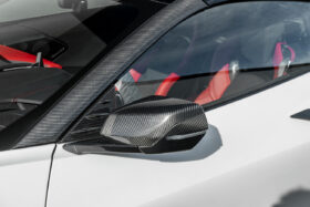 EOS 2020-2024 Chevrolet Corvette C8 Carbon Fiber Replacement Mirror Covers - Image 2