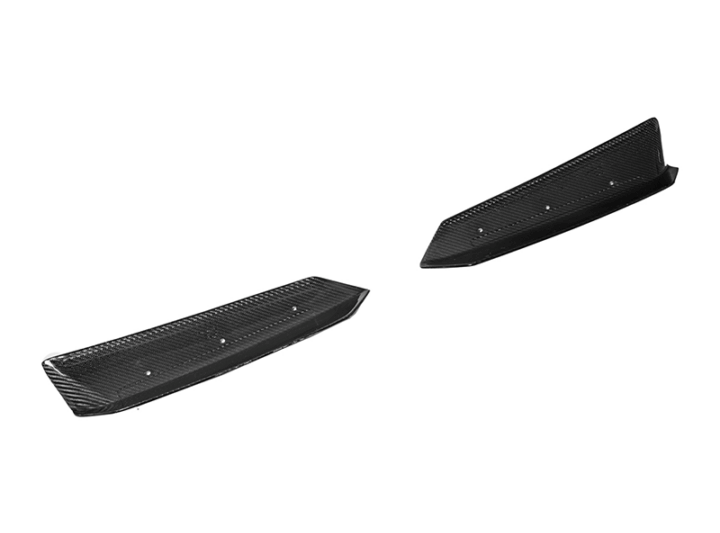 EOS 2020-2024 Chevrolet Corvette C8 Carbon Fiber Rear Trunk Wicker Spoiler Add-On Extensions