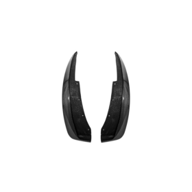 EOS 2005-2013 Chevrolet Corvette C6 Base Carbon Fiber Front Splash Guards Mud Flaps - image 1