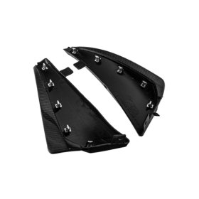 EOS 2020-2024 Chevrolet Corvette Carbon Fiber C8 XL Extended Rear Splash Guard Mud Flaps - Image 6