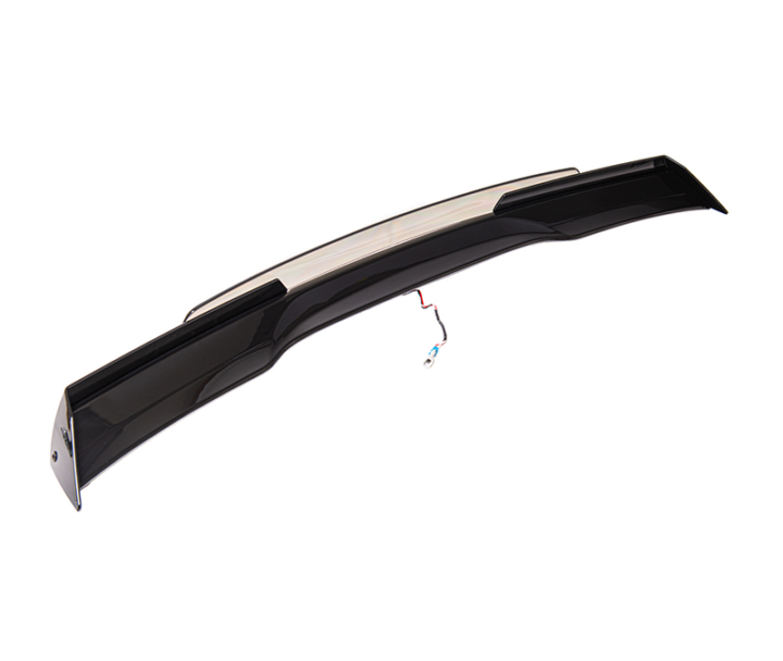 EOS 2005-2013 Chevrolet Corvette C6 C6.5 Style Carbon Flash Metallic Rear Trunk Lid Spoiler With Smoke Tinted WickerBill
