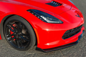 EOS 2014-2019 Chevrolet Corvette C7 Front Side Extension Carbon Flash Metallic - Image 3
