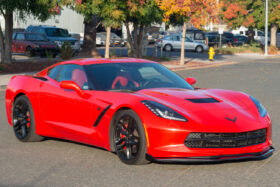 EOS 2014-2019 Chevrolet Corvette C7 Front Side Extension Carbon Flash Metallic - Image 4