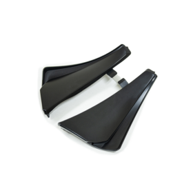 EOS 2020-2024 Chevrolet Corvette Carbon Fiber C8 XL Extended Rear Splash Guard Mud Flaps - Image 1