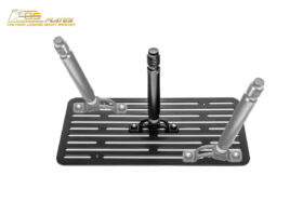 EOS 2020-2024 Chevrolet Corvette Full Size Front Bumper NO-DRILL Tow Hook License Plate Mount Bracket - Image 5