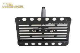 EOS 2016-2019 Cadillac ATS-V Front Bumper Tow Hook License Mount Bracket - Image 1