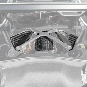 Extreme Online Store EOS Corvette C8 Coupe Carbon Fiber Engine Cover With Bay Panel Insert for C8 Corvette