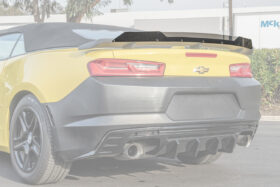 EOS 2016-2018 6th Gen Chevrolet Camaro SS & ZL1 Rear Wing Smoke Tinted Wickerbill Add-On For Spoiler - Image 5
