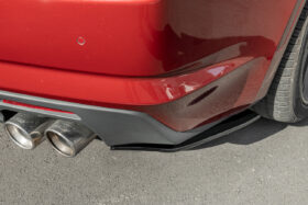 EOS 2016-2018 Chevrolet Camaro 6th Gen Glossy Black Rear Bumper Apron Lip Splitter - Image 1