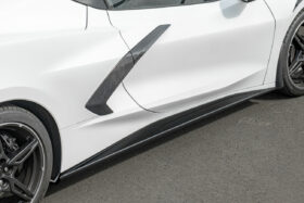 EOS 2020-2024 Chevrolet Corvette C8 Carbon Flash Side Skirts Rocker Panels - image 6