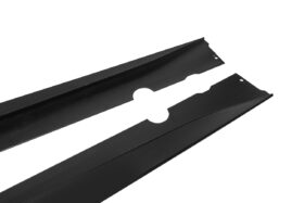EOS 2020-2024 Chevrolet Corvette C8 Matte Black Side Skirts Rocker Panels - Image 3