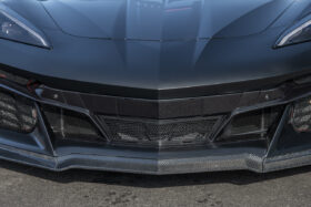 EOS 2023-2024 Chevrolet Corvette C8 Z06 Gloss Black Front Radiator Mesh Grille Insert Guard - Image 2