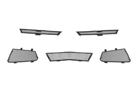 EOS 2023-2024 Chevrolet Corvette C8 Z06 Gloss Black Front Radiator Mesh Grille Insert Guard - Image 1