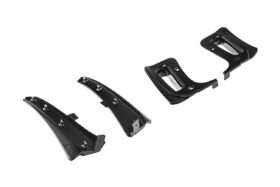 EOS 2023-2024 Chevrolet Corvette C8 Z06 Carbon Flash XL Extended Front & Rear Splash Guard - Image 3
