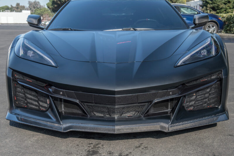 EOS 2023-2024 Chevrolet Corvette C8 Z06 Gloss Black Front Radiator Mesh Grille Insert Guard