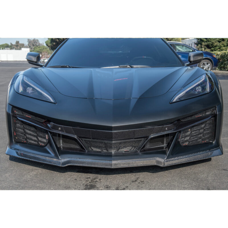 EOS 2023-2024 Chevrolet Corvette C8 Z06 Gloss Black Front Radiator Mesh Grille Insert Guard