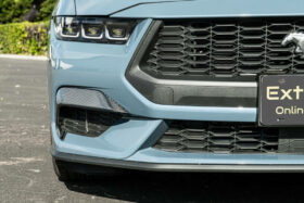FFP 2024 Ford Mustang EcoBoost Carbon Fiber Front Lower Side Grille Inserts - Image 3