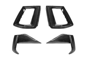 FFP 2024 Ford Mustang GT Carbon Fiber Front Upper & Lower Side Grille Inserts - Image 5