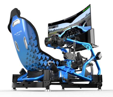 Trak Racer Alpine Racing TRX Simulator Chassis - Alpine Racing Blue ...