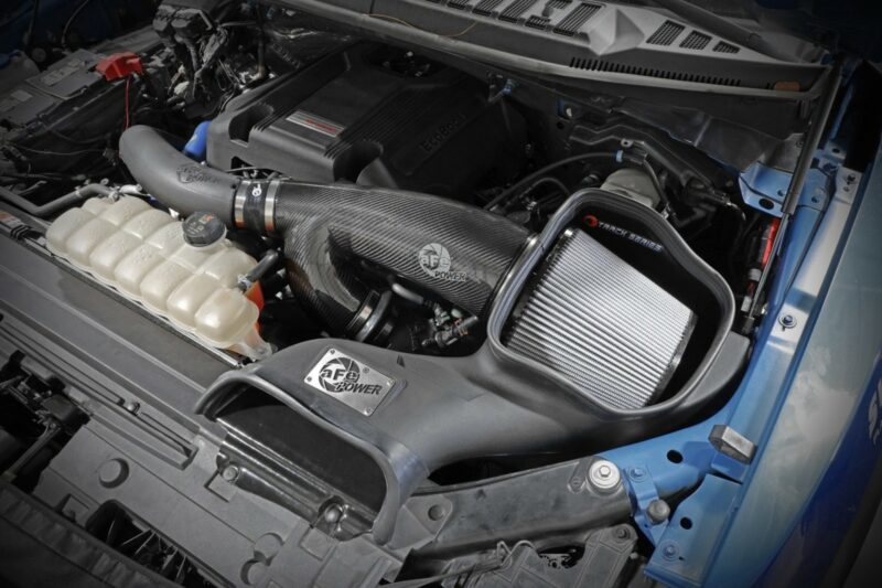 aFe Power 2018-2021 Ford Expedition 3.5L V6 EcoBoost Carbon Fiber Cold Air Intake System w/ Pro DRY S Filter - Track Series