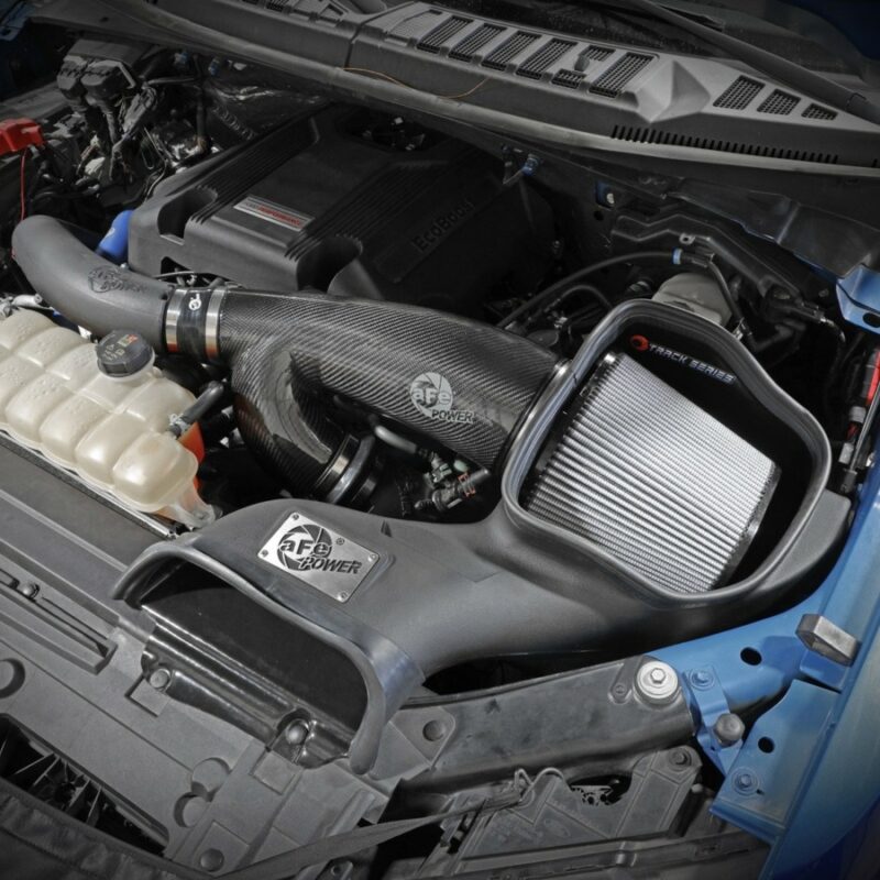 aFe Power 2018-2021 Ford Expedition 3.5L V6 EcoBoost Carbon Fiber Cold Air Intake System w/ Pro DRY S Filter - Track Series