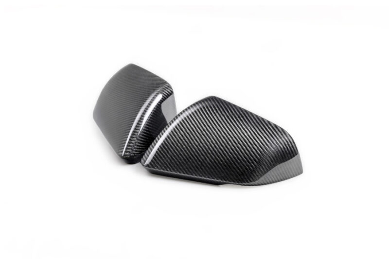 Ford Performance 2015-2024 Ford Mustang Gloss Carbon Fiber Side Mirror Cover Set ( WITH Turn Signals )
