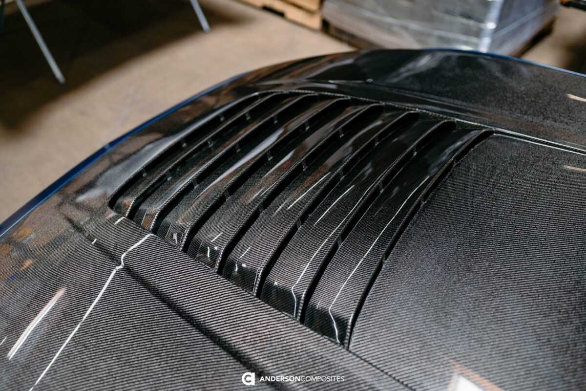 Anderson Composites 2024 Ford Mustang S650 Carbon Fiber Type-GT5 Double ...