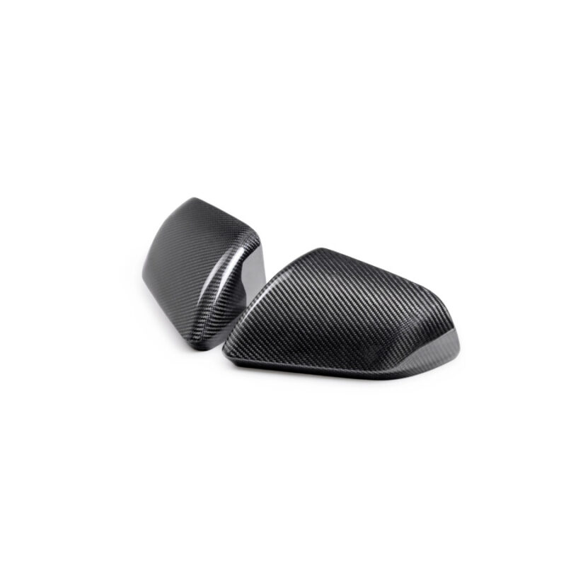Ford Performance 2015-2024 Ford Mustang Gloss Carbon Fiber Side Mirror Cover Set ( NO Turn Signals )