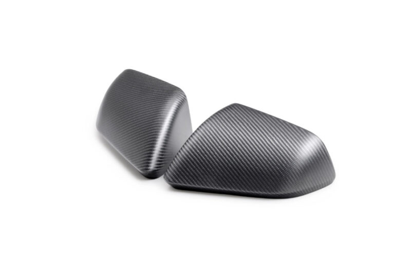 Ford Performance 2015-2024 Ford Mustang Matte Carbon Fiber Side Mirror Cover Set ( NO Turn Signals )