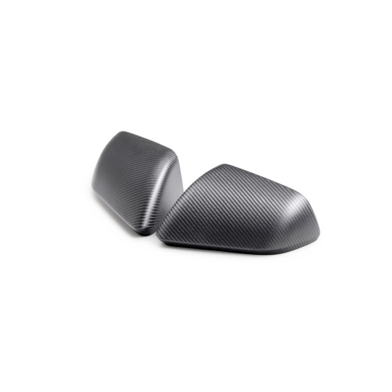 Ford Performance 2015-2024 Ford Mustang Matte Carbon Fiber Side Mirror Cover Set ( NO Turn Signals )