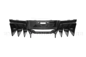 Extreme Online Store EOS Corvette C7 Carbon Fiber Track Package Rear Bumper Finned Diffuser for C7 Corvette - Image 6