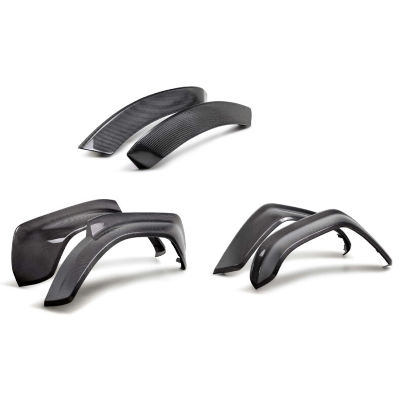 Ford Performance 2022-2024 Ford Bronco Raptor Gloss Carbon Fiber Fender Flare Set- Front and Rear