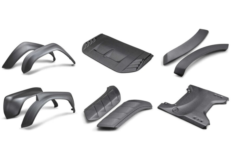 Ford Performance 2022-2024 Ford Bronco Raptor Matte Carbon Fiber Full Appearance Kit