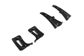 EOS 2023-2024 Chevrolet Corvette C8 Z06 Matte Black XL Extended Front and Rear Splash Guard - image 4