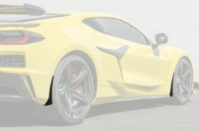 EOS 2023-2024 Chevrolet Corvette C8 Z06 Matte Black XL Extended Front and Rear Splash Guard - image 5