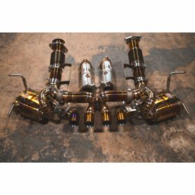 Valvetronic 2023-2025 Chevrolet Corvette C8 Z06 Cat-Back Exhaust - Titanium - Race Free Flow Bypass Pipes